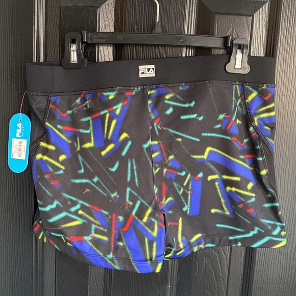 NWT Fila Multicolor Running Short-Size M - Picture 6 of 6